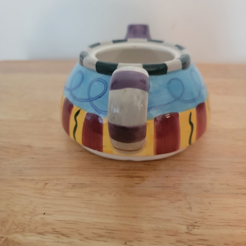 Stackable 3pc Ceramic Tea Set - Picture 5 of 13